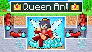 Playing As The QUEEN ANT In Minecraft