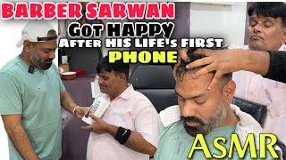 ASMR Head massage by Tapping King Barber SARWAN  Neck Cracking  Give away