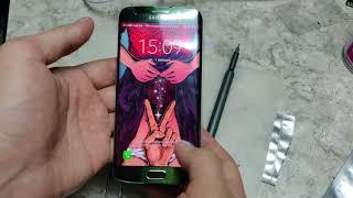 GALAXY S6 EDGE G925F. Разбит в крошку и погнут. Замена дисплея и переборка