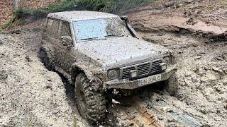  OFF ROAD  - Nissan Patrol M57  Muddy day  #topoffroadromania