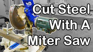 How To Speed Control Your Miter Saw For Cutting Steel #080