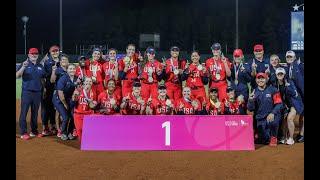 Team USA Softball Gold Medal Ceremony  The World Games 2022