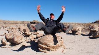 USA 2019 25 Oktober. Teil 12 Hiking in den Bisti Badlands  Bisti Wilderness New Mexico2k@60fps
