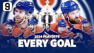 Every Edmonton Oilers Playoff Goal in the 2024 Stanley Cup Playoffs  NHL Highlights