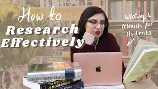 How to Research Any Topic  Essay & Writing Advice