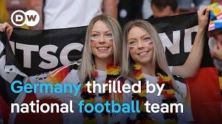 Football craze in Germany intensifies as national team enters next tournament stage  DW News