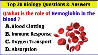 Most Important Bio MCQ  Neet 2024  Bio Questions for Every Exam  Science Question