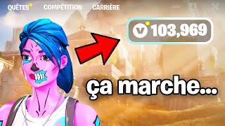 J’ai Dépensé 100 000 V-Bucks en 1 Heure 