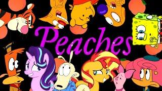 Cartoon Characters Reacting To Peaches