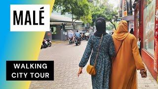 Malé Maldives CITY TOUR  Walk around the Capital of Maldives  Explore Male in HD