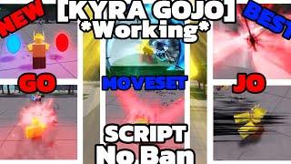 *NEW WORKS*Roblox script tsb  KYRA gojo moveset script updated  hollow purple red maximum OP🟣