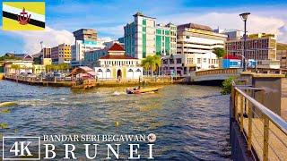 4K Brunei Morning Walking Tour - Bandar Seri Begawan 2023