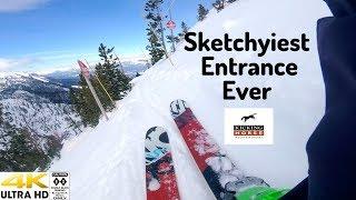 Sketchiest Entrance at Kicking Horse Mtn?  Could Be  To Consequence