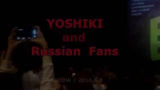 Yoshiki in Moscow 2016.6.3 Beat Film Fest ruseng