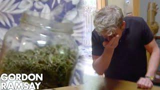 Gordon Ramsay Shocked At Hotel Owners Marijuana  Hotel Hell