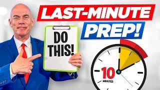 LAST-MINUTE INTERVIEW PREP How To Prepare For An Interview In Under 10 Minutes