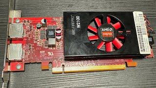 The AMD FirePro W2100 in 2023