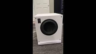 The RSL Speedwoofer 12s Subwoofer in White for Home Theater Bass Unboxed #short