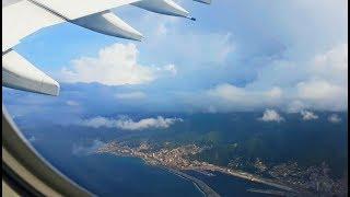 Plane Landing at Caracas Simon Bolivar International airport Venezuela