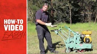 How to Use a Turf Cutter