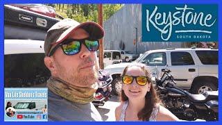 HISTORICAL KEYSTONE SOUTH DAKOTA  WALKING TOUR  80TH ANNIVERSARY STURGIS MOTORCYCLE RALLY  VLOG