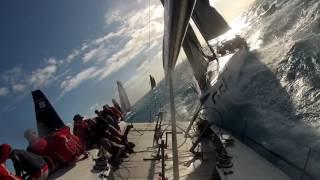 Dramatic TP52 Sailboat Racing Crash - Gladiator vs Sled