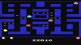 ATARI 2600 Pac Man Arcade Enhanced Hack 2010 NTSC HOMEBREW