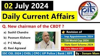 Daily Current Affairs 2024  2 July 2024 Current Affairs  Current Affairs Today 2024