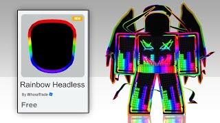 HURRY 28 BEST FREE RAINBOW HEADLESS & FREE ITEMS ON ROBLOX 2024