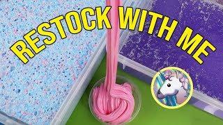 REMAKING MY OLD BEST SELLING SLIMES RESTOCK MY SLIME SHOP WITH ME
