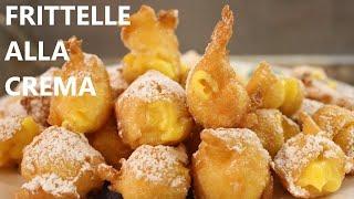 Frittelle morbide alla Crema ricetta frittelle di Carnevale Rapanello