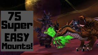 75 EASY Mounts to Get in World of Warcraft  400 Mounts Guide Part 1