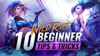 10 BEGINNER Tips & Tricks You MUST KNOW - Wild Rift LoL Mobile