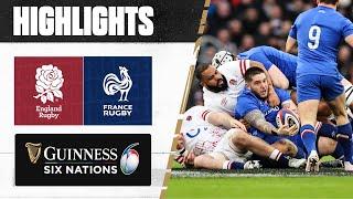 HIGHLIGHTS  󠁧󠁢󠁥󠁮󠁧󠁿 England v France   2023 Guinness Six Nations