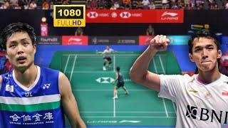 JONATAN Christie INA vs CHOU TIEN Chen TPE - Badminton Singapore Open - 2024 - MS