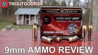 9mm Federal Hydra-Shok DEEP Ammo Review