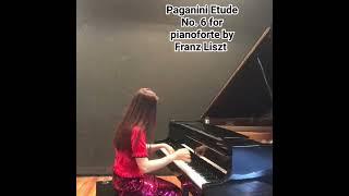 Paganini Etude No. 6 for pianoforte by Franz Liszt