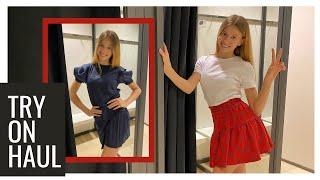 TRY ON HAUL  which school uniform do you think I chose?