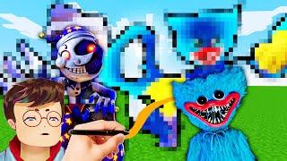 Я РИСУЮ ПОПУЛЯРНЫХ ПЕРСОНАЖЕЙ ЗА 20 МИНУТ ? Володя Рисует Солнце Луна FNAF SECURITY BREACH Хаги Ваги