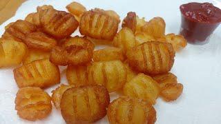 Make a crispy and delicious potato    سیب زمینی خاص، ترد و خوشمزه