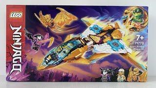 ОБЗОР ЛЕГО НИНДЗЯГО 71770 Джет Зейна Золотой Дракон LEGO NINJAGO Zanes Golden Dragon Jet Самолёт