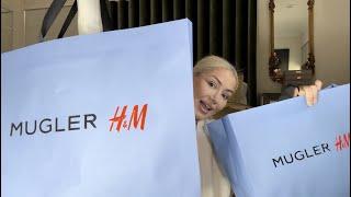 Mugler X H&M shopping vlog PLUS TRY ON AND SHOPPING HAUL PART 1