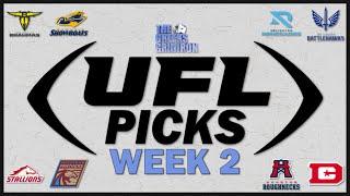 UFL Picks Week 2  2024