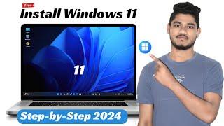 Windows 11 Installation Step by Step 2024  How to Install Windows 11  Install Windows 11 from USB