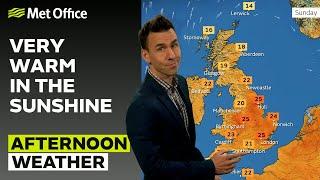 230624 – Some lingering cloud – Afternoon Weather Forecast UK –Met Office Weather