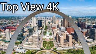St Louis Arch Top View 4K