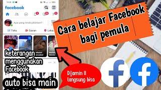 cara belajar facebook bagi pemula  cara main facebook 