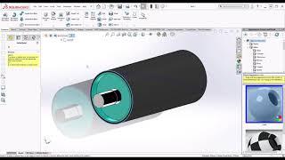 SOLIDWORKS TUTORIAL - Conveyor Pulley Modelling