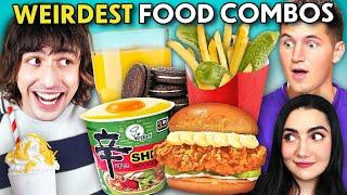 We Try Weird Food Combos That YouTubers Love ft. Porter Robinson
