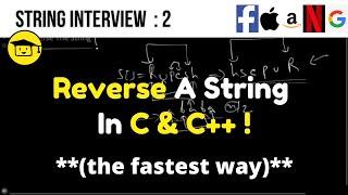 Reverse A String In C And C++